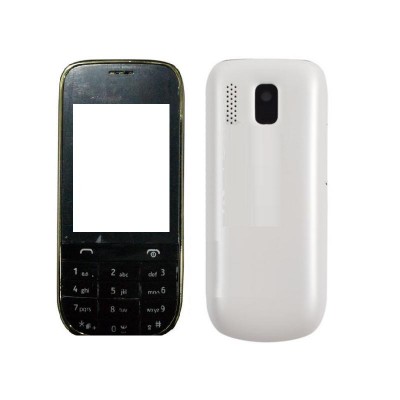 Full Body Housing For Nokia Asha 202 White - Maxbhi Com