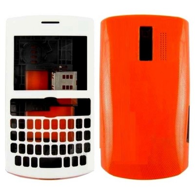 Full Body Housing For Nokia Asha 205 Orange - Maxbhi Com