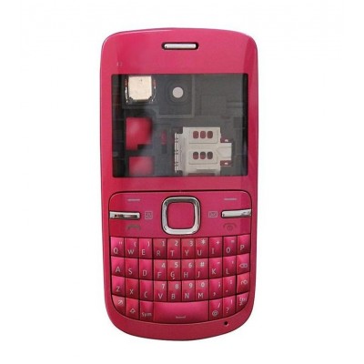 Full Body Housing For Nokia Asha 205 Pink - Maxbhi Com