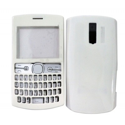 Full Body Housing For Nokia Asha 205 White - Maxbhi Com