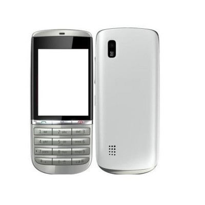 Full Body Housing For Nokia Asha 300 White - Maxbhi Com