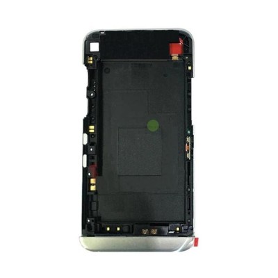 Lcd Frame Middle Chassis For Blackberry Z30 A10 White By - Maxbhi Com