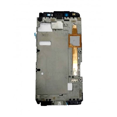 Lcd Frame Middle Chassis For Htc 10 Evo Black By - Maxbhi Com