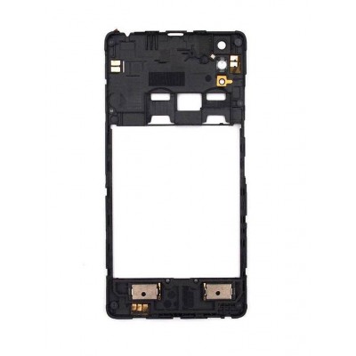 Lcd Frame Middle Chassis For Lenovo A6010 Black By - Maxbhi Com