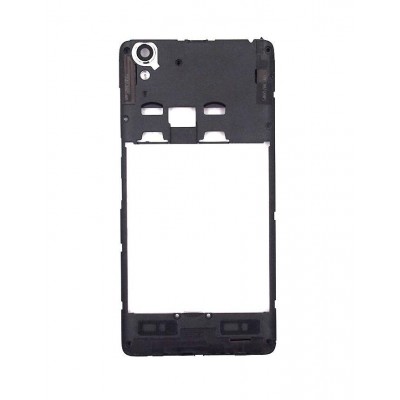 Lcd Frame Middle Chassis For Lenovo A6010 White By - Maxbhi Com