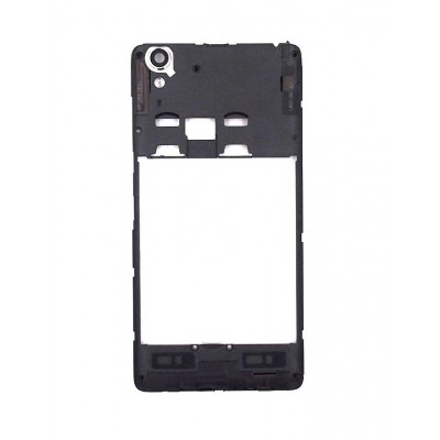 Lcd Frame Middle Chassis For Lenovo A6010 Yellow By - Maxbhi Com