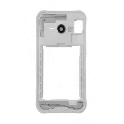 Lcd Frame Middle Chassis For Samsung Galaxy Ace 4 Lte Smg313f White By - Maxbhi Com