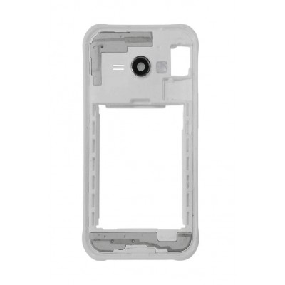 Lcd Frame Middle Chassis For Samsung Galaxy Ace 4 White By - Maxbhi Com