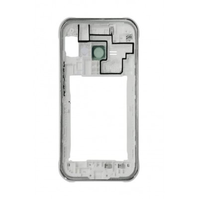 Lcd Frame Middle Chassis For Samsung Galaxy Ace 4 White By - Maxbhi Com