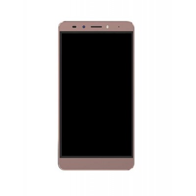 Lcd Frame Middle Chassis For Infinix Note 3 Pro Black By - Maxbhi Com
