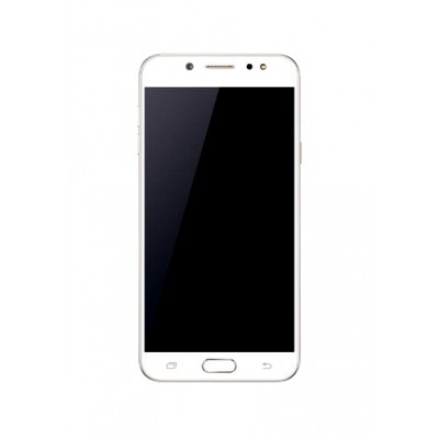 Lcd Frame Middle Chassis For Samsung Galaxy C7 2017 White By - Maxbhi Com