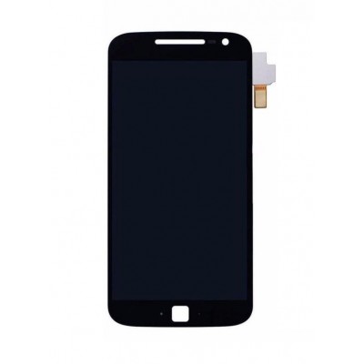 Lcd With Touch Screen For Moto G4 Plus 32gb Black By - Maxbhi Com
