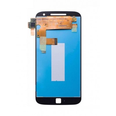 Lcd With Touch Screen For Moto G4 Plus 32gb Black By - Maxbhi Com
