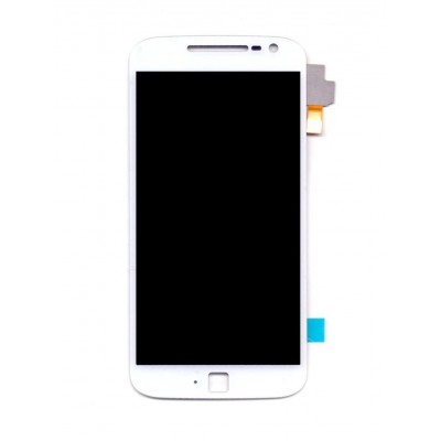 Lcd With Touch Screen For Moto G4 Plus Red By - Maxbhi Com