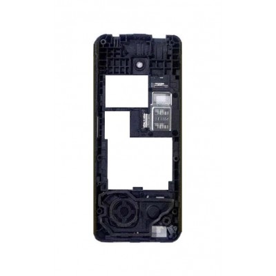 Lcd Frame Middle Chassis For Nokia 206 White By - Maxbhi Com