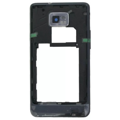 Lcd Frame Middle Chassis For Samsung Galaxy S2 Plus Black By - Maxbhi Com