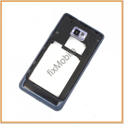 Lcd Frame Middle Chassis For Samsung I9105 Galaxy S Ii Plus Blue By - Maxbhi Com
