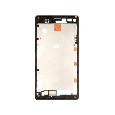Lcd Frame Middle Chassis For Sony Ericsson Xperia L S36h Red By - Maxbhi Com