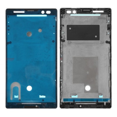 Lcd Frame Middle Chassis For Sony Xperia C Hspa Plus C2305 Black By - Maxbhi Com