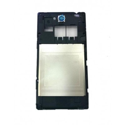 Lcd Frame Middle Chassis For Sony Xperia C Hspa Plus C2305 Purple By - Maxbhi Com