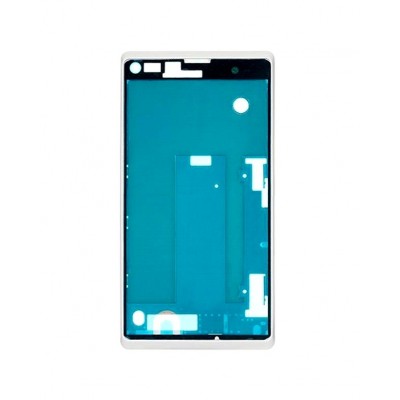 Lcd Frame Middle Chassis For Sony Xperia L C2104 White By - Maxbhi Com
