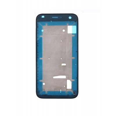 Lcd Frame Middle Chassis For Huawei Ascend G7 Black By - Maxbhi Com
