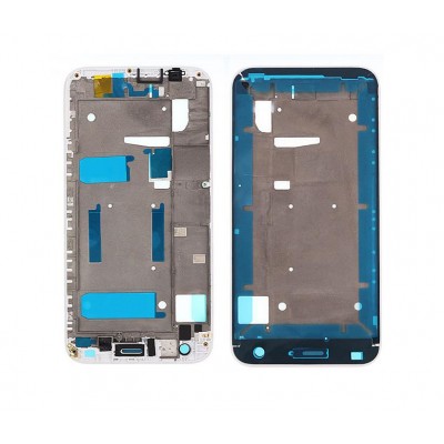 Lcd Frame Middle Chassis For Huawei Ascend G7l03 White By - Maxbhi Com