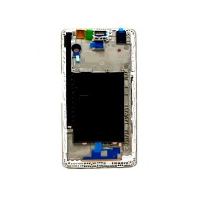Lcd Frame Middle Chassis For Lg G4 Stylus Black By - Maxbhi Com