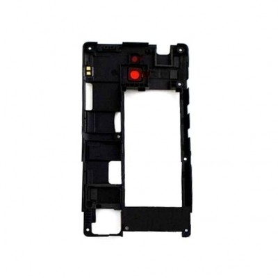 Lcd Frame Middle Chassis For Nokia X2 Rm1013 Black By - Maxbhi Com