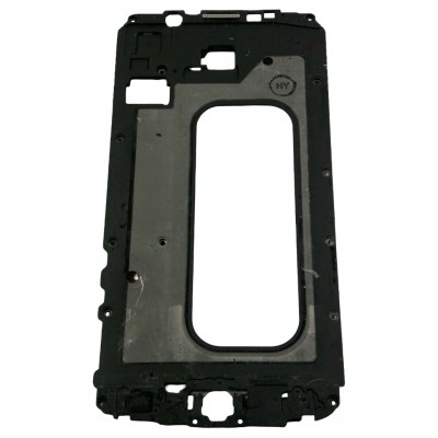Lcd Frame Middle Chassis For Samsung Galaxy A8 Duos Black By - Maxbhi Com