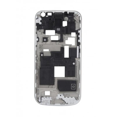 Lcd Frame Middle Chassis For Samsung Galaxy S4 Mini I9195i Black By - Maxbhi Com