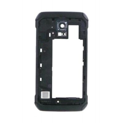 Lcd Frame Middle Chassis For Samsung Galaxy S5 Active Black By - Maxbhi Com