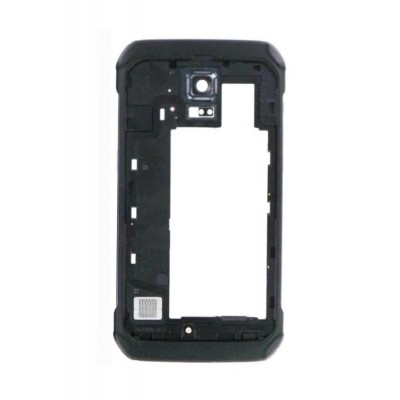 Lcd Frame Middle Chassis For Samsung Galaxy S5 Active White By - Maxbhi Com