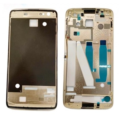 Lcd Frame Middle Chassis For Blackberry Dtek60 White By - Maxbhi Com