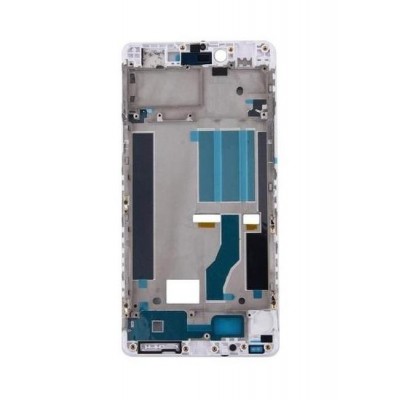 Lcd Frame Middle Chassis For Oppo A53 Black By - Maxbhi Com