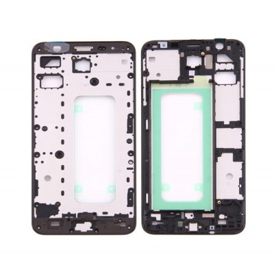 Lcd Frame Middle Chassis For Samsung Galaxy On7 2016 Black By - Maxbhi Com