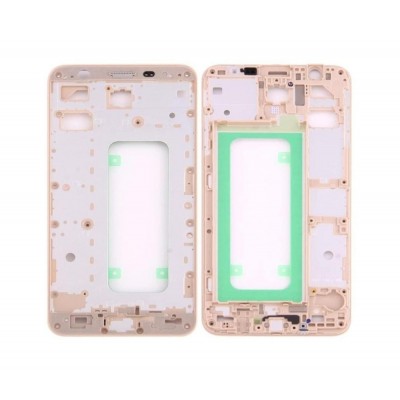 Lcd Frame Middle Chassis For Samsung Galaxy On7 2016 Gold By - Maxbhi Com