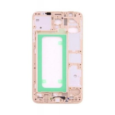 Lcd Frame Middle Chassis For Samsung Galaxy On7 2016 Rose Gold By - Maxbhi Com
