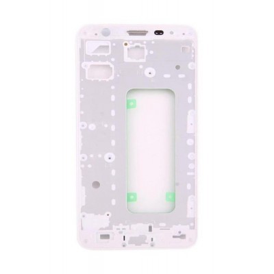 Lcd Frame Middle Chassis For Samsung Galaxy On7 2016 White By - Maxbhi Com