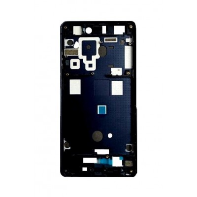 Lcd Frame Middle Chassis For Xiaomi Mi 4s Black By - Maxbhi Com
