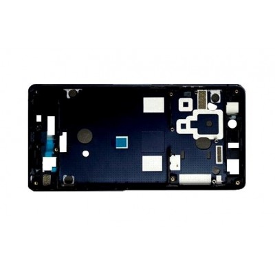 Lcd Frame Middle Chassis For Xiaomi Mi 4s Black By - Maxbhi Com