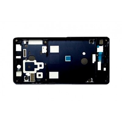 Lcd Frame Middle Chassis For Xiaomi Mi 4s Black By - Maxbhi Com