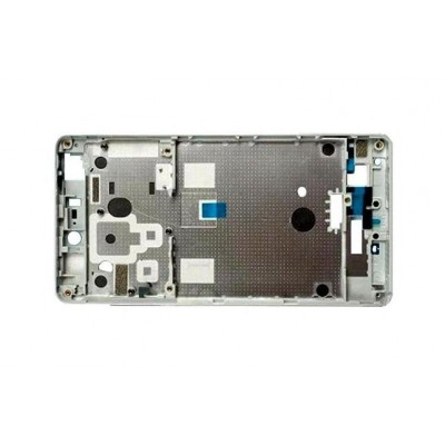 Lcd Frame Middle Chassis For Xiaomi Mi 4s White By - Maxbhi Com