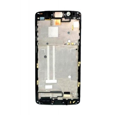Lcd Frame Middle Chassis For Zte Axon 7 Silver By - Maxbhi Com
