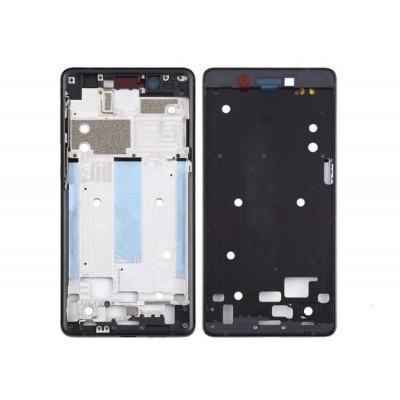 Lcd Frame Middle Chassis For Nokia 7 Black By - Maxbhi Com