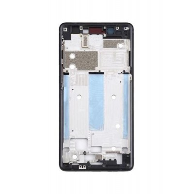 Lcd Frame Middle Chassis For Nokia 7 Black By - Maxbhi Com