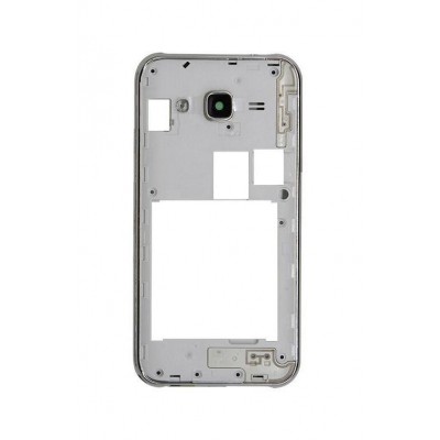 Lcd Frame Middle Chassis For Samsung Galaxy J2 2017 White By - Maxbhi Com