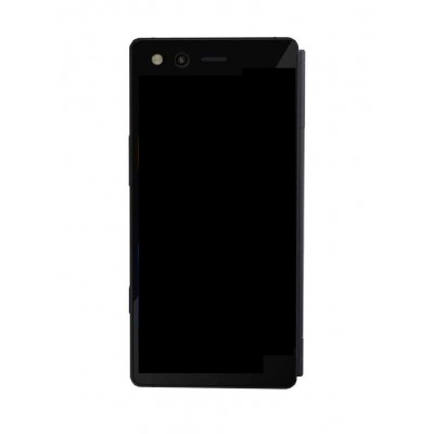 Lcd Frame Middle Chassis For Zte Axon M White By - Maxbhi Com