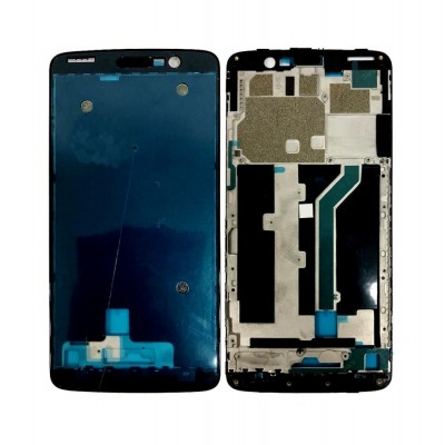 Lcd Frame Middle Chassis For Zte Max Xl White By - Maxbhi Com