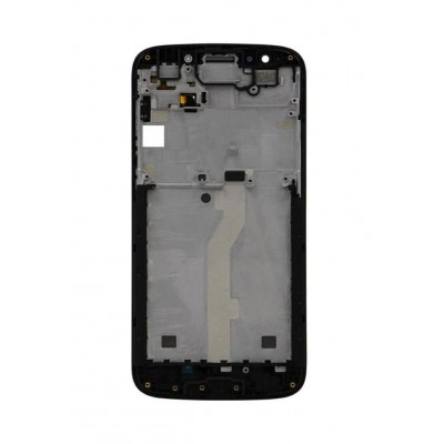 Lcd Frame Middle Chassis For Motorola Moto E5 Play Go Black By - Maxbhi Com